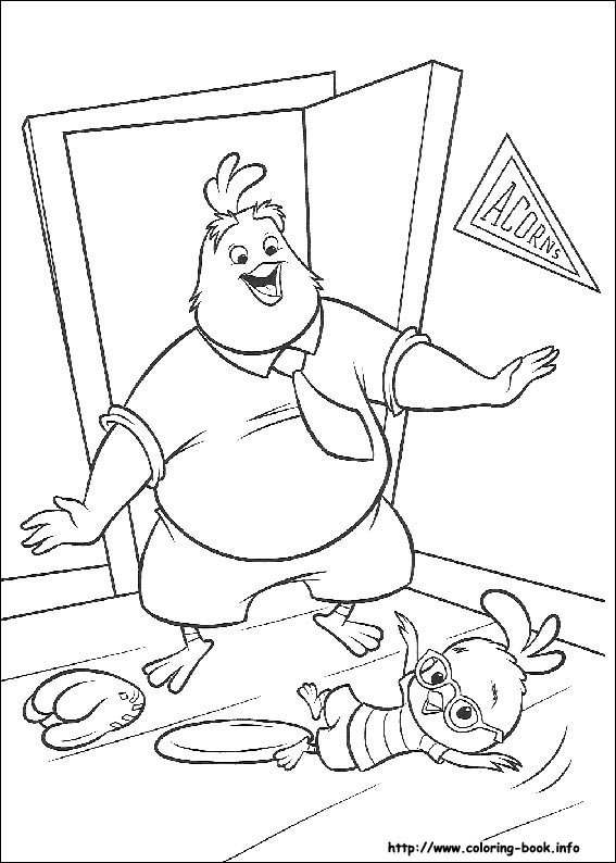 Chicken Little coloring picture